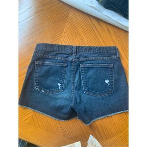 J CREW distressed cut-off jean shorts